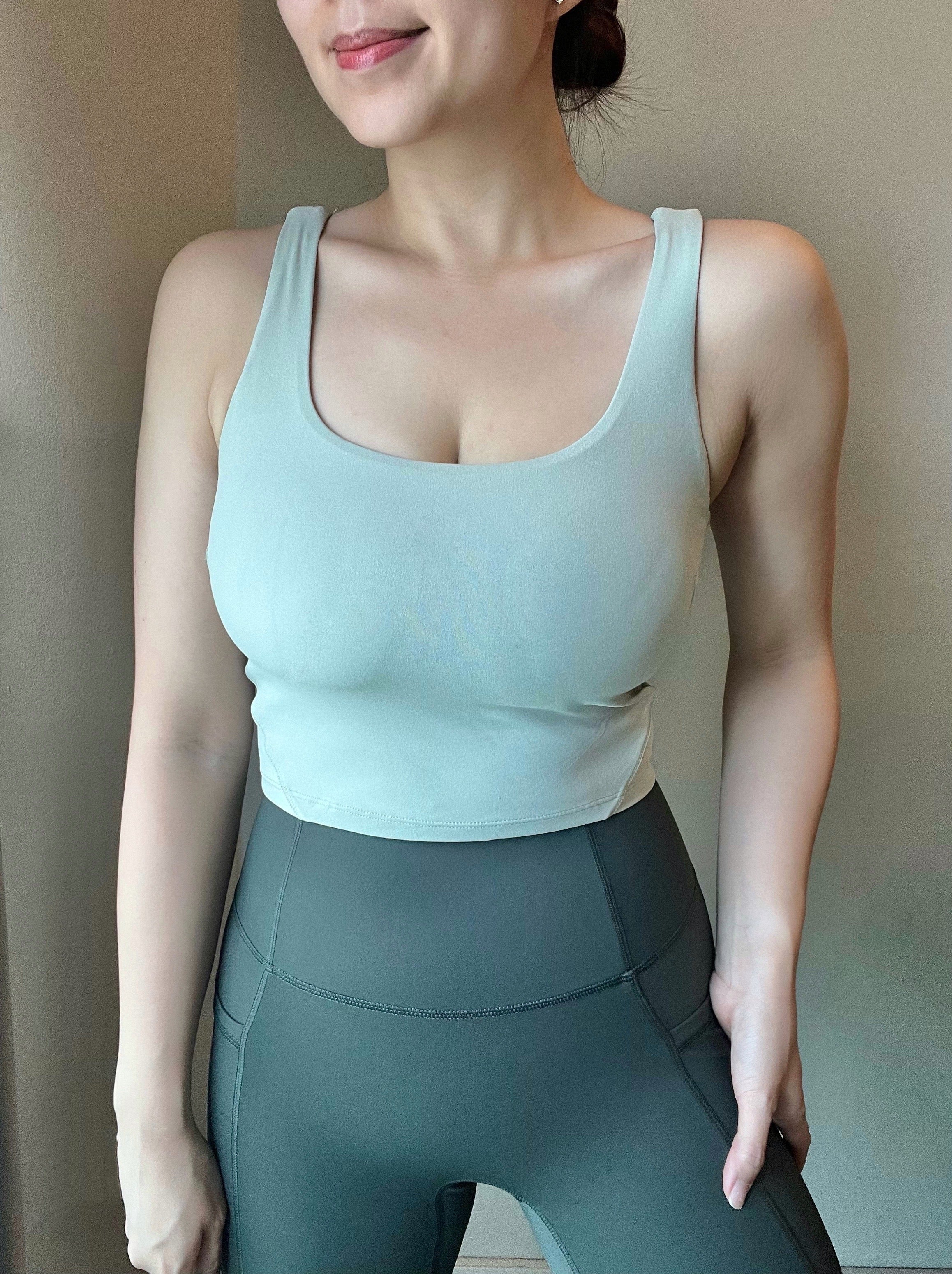 All-day Padded Bra Top in Jade Green