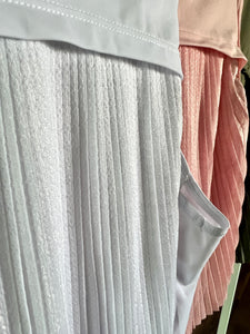 Pleated Tank Top in White