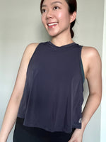 Load image into Gallery viewer, Pleated Tank Top in Navy
